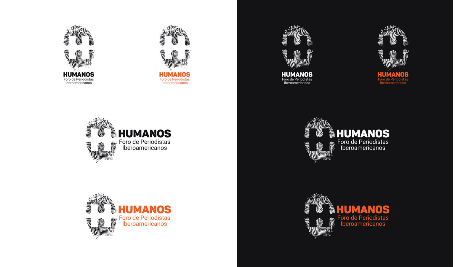 Humanos brand identity — Logo versions